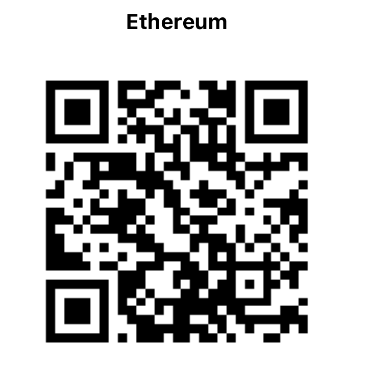 Ethereum tip address QR code